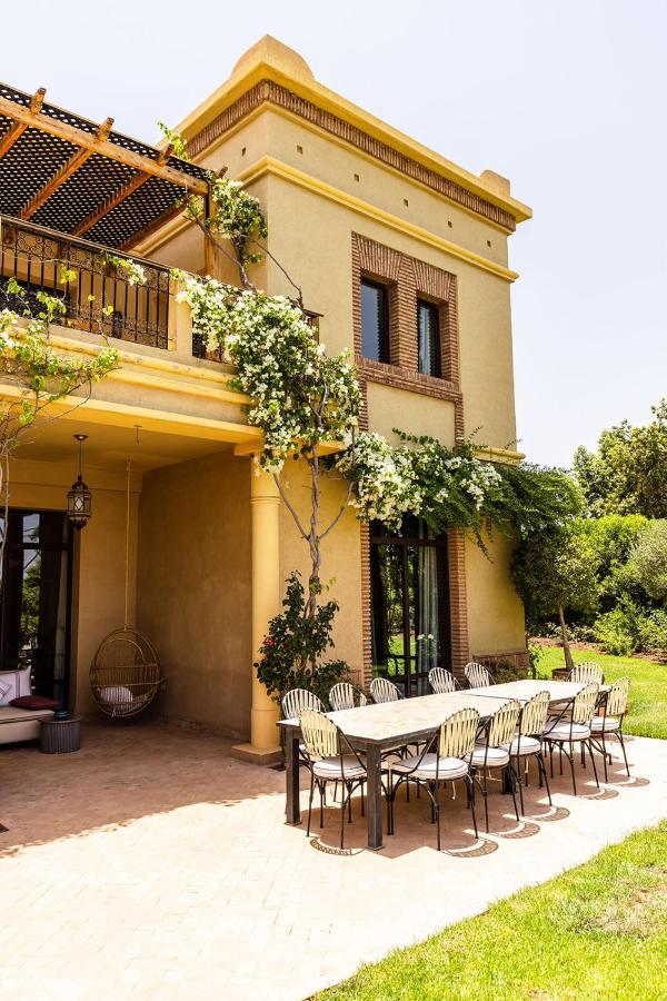 Villa De Luxe Avec Piscine Privee Et Golf Marrakesh Exteriör bild