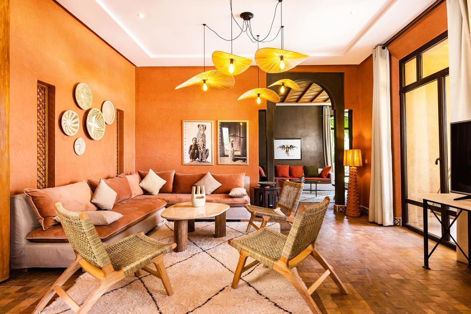 Villa De Luxe Avec Piscine Privee Et Golf Marrakesh Exteriör bild