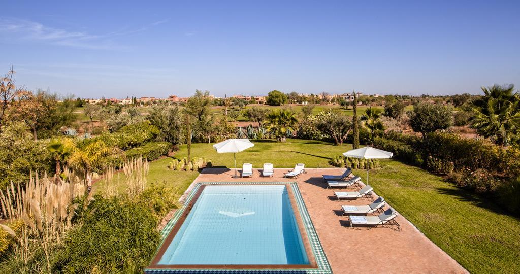 Villa De Luxe Avec Piscine Privee Et Golf Marrakesh Exteriör bild