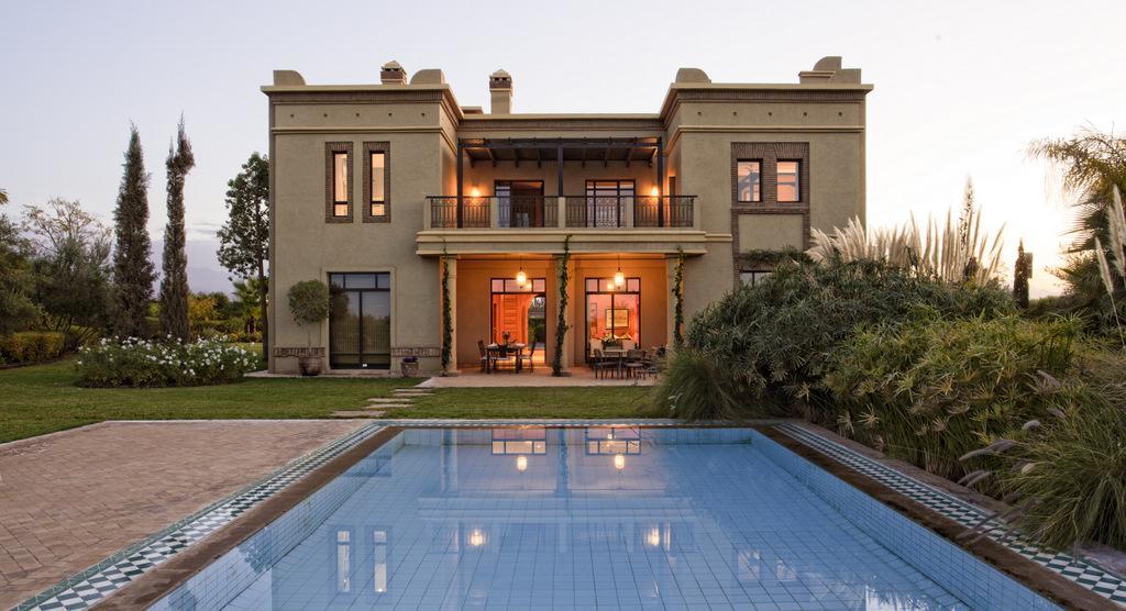 Villa De Luxe Avec Piscine Privee Et Golf Marrakesh Exteriör bild